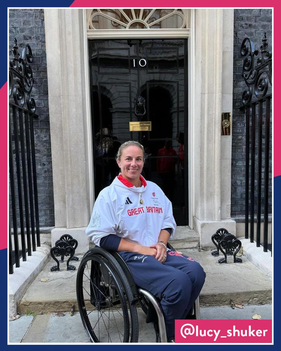 An important date for <a href="/lucy_shuker/">Lucy Shuker</a> yesterday together with a selection of other <a href="/ParalympicsGB/">ParalympicsGB</a> and <a href="/TeamGB/">Team GB</a> athletes at the end of a glorious summer of sport.

#BackTheBrits 🇬🇧 | #wheelchairtennis | #Paris2024