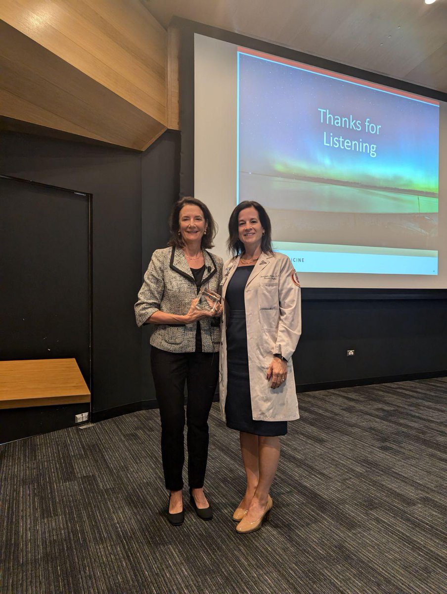 Wednesdays are for #grandrounds! For our 7th annual Women in Surgery visiting professor lectureship, we have <a href="/maryhawn/">mary hawn</a> discussion about leadership during hard times. We are thrilled she came to speak with us as her story is an inspiration to our trainees and faculty.