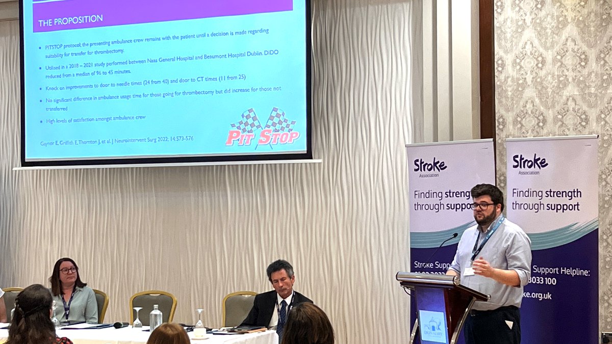 StrokeAssociation NI (@strokeassocni) on Twitter photo Dr Michael Ford explains how Altnagelvin Hospital <a href="/WesternHSCTrust/">Western Trust</a> and <a href="/NIAS999/">NIAS</a> developed the PIT STOP Protocol which cuts the transfer time to Belfast Royal Victoria Hospital <a href="/BelfastTrust/">Belfast Trust</a> if you need a thrombectomy Dr Michael Ford explains how Altnagelvin Hospital <a href="/WesternHSCTrust/">Western Trust</a> and <a href="/NIAS999/">NIAS</a> developed the PIT STOP Protocol which cuts the transfer time to Belfast Royal Victoria Hospital <a href="/BelfastTrust/">Belfast Trust</a> if you need a thrombectomy