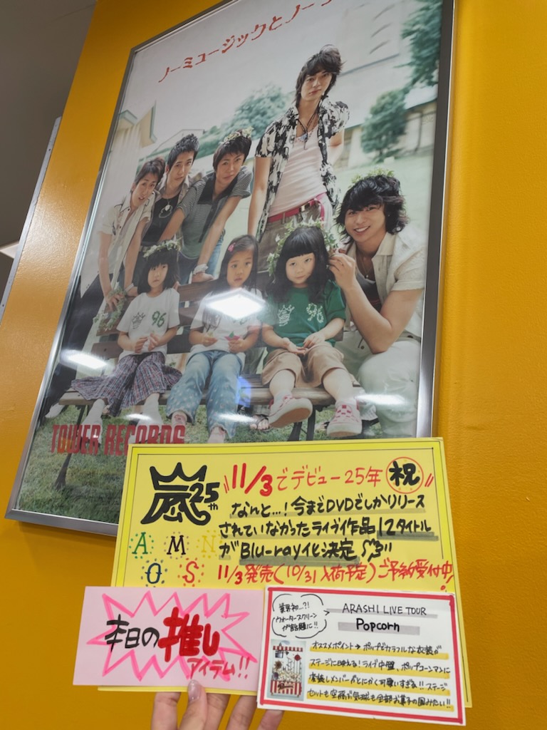 嵐 ARASHI タワーレコード 非売品 特大ポスター タワレコ レア 5×20