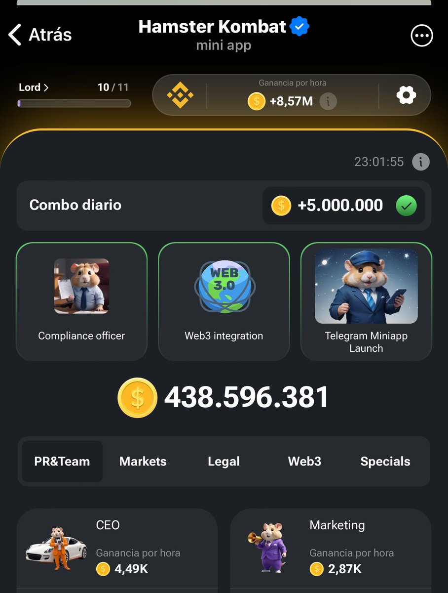 PeCortinas's tweet photo. Hamster Kombat

Combo diario 19/09/2024

@hamster_kombat https://t.co/jQ55096emD