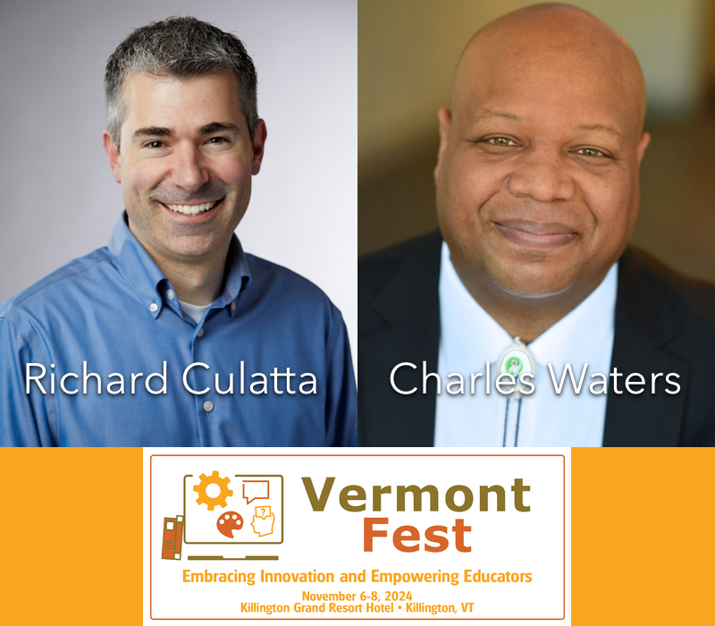 Vita Learn (@vitalearn) on Twitter photo Richard Culatta (<a href="/RCulatta/">Richard Culatta</a>) of <a href="/ISTEofficial/">ISTE</a>
and Charles Waters (<a href="/waterscharles/">Charles Waters</a>) to Keynote Vermont Fest 2024 - mailchi.mp/vita-learn/wha… #vtfest24 #vted Richard Culatta (<a href="/RCulatta/">Richard Culatta</a>) of <a href="/ISTEofficial/">ISTE</a>
and Charles Waters (<a href="/waterscharles/">Charles Waters</a>) to Keynote Vermont Fest 2024 - mailchi.mp/vita-learn/wha… #vtfest24 #vted