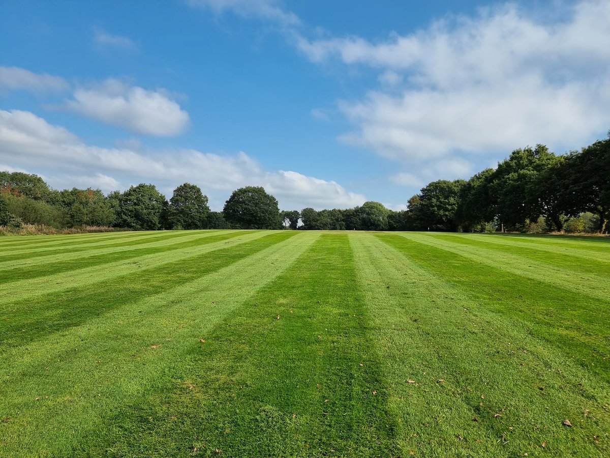 Greens cut
Surrounds and approaches cut 
Rough finished 
Course set up
Bunkers raked 
Drain lines topped up
Slitting areas which usually get wet in the winter getting ahead of the game
Cut Practice field