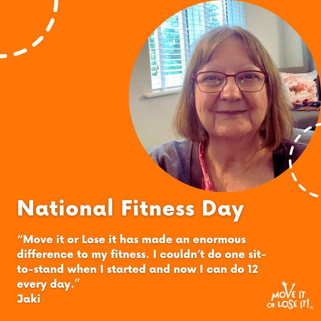 Today is #NationalFitnessDay &amp; Jaki shares with us her experience of attending her local #MoveitorLoseit class. Find your local class here: Exercise classes for seniors near me (moveitorloseit.co.uk)
#ActiveAgeing #HealthyAgeing #YourHealthIsForLife <a href="/FitnessDayUK/">National Fitness Day</a>