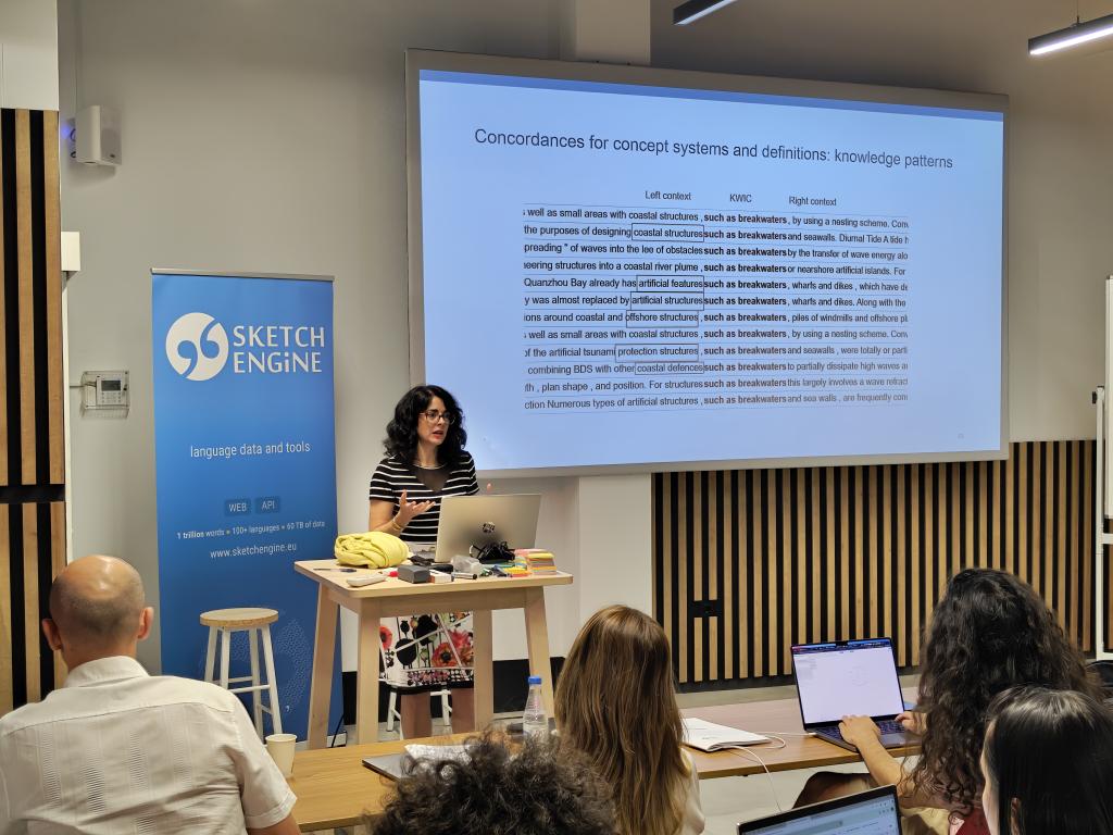 Sketch Engine (@sketchengine) on Twitter photo Many thanks to <a href="/pilarleonarauz/">Pilar León Araúz</a> for her guest lecture at the ongoing #lexicom, focusing on terminology extraction with practical examples in humanitarianencyclopedia.org and ecolexicon.ugr.es! Many thanks to <a href="/pilarleonarauz/">Pilar León Araúz</a> for her guest lecture at the ongoing #lexicom, focusing on terminology extraction with practical examples in humanitarianencyclopedia.org and ecolexicon.ugr.es!