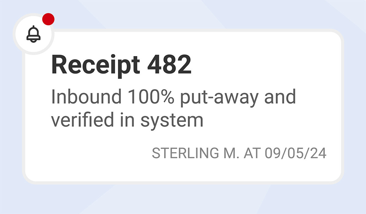 smartWHing's tweet photo. Our real-time Alerts feature ensures you’re always in the loop, helping you make better decisions and maintain control over your supply chain. Learn more at https://t.co/cW4p1SgE28
#SupplyChain #Logistics #TechInnovation #SmartVisibility #SmartWarehousing #3PL https://t.co/AjsIGWMpx0