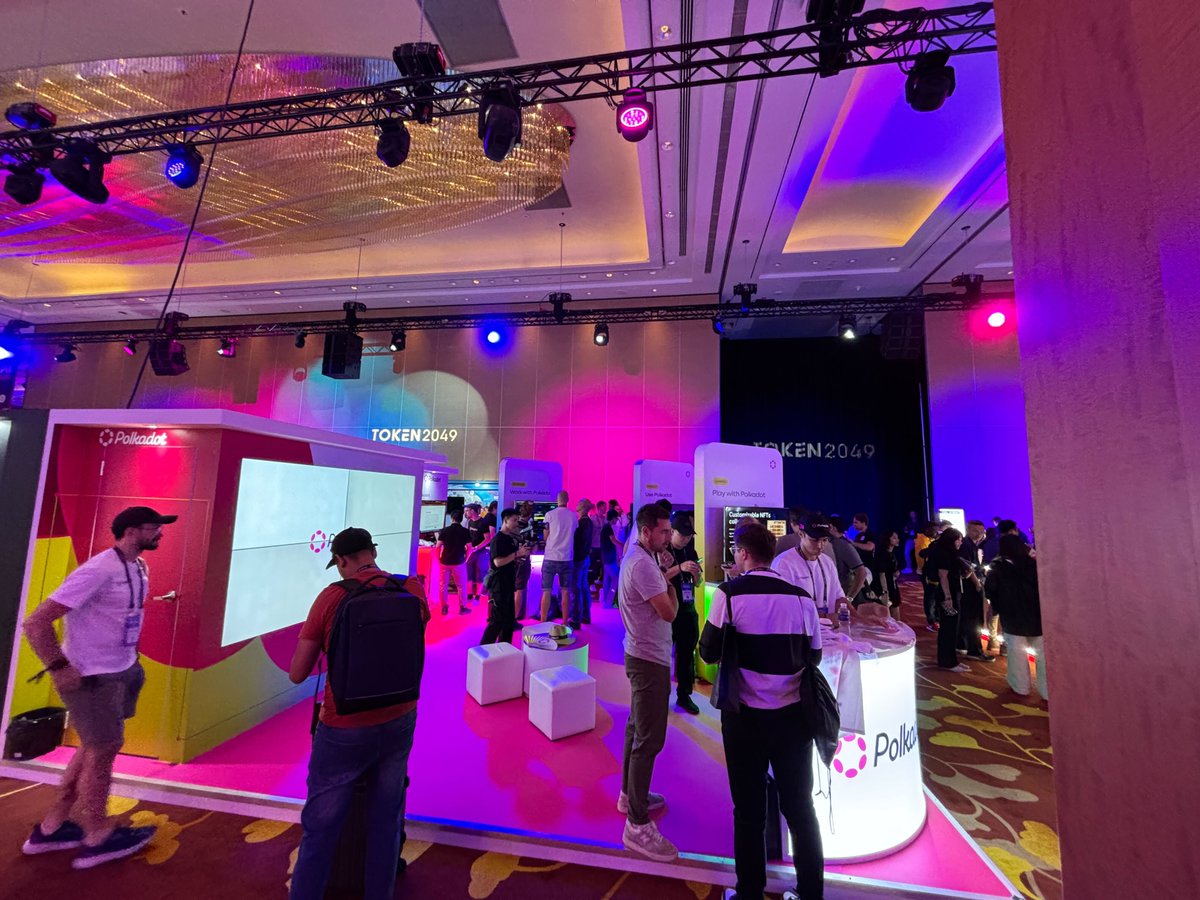 Bifrost's tweet photo. Meet the team at the @Bifrost booth to grab some merch 👒👕🛍️
@0xLurpis is your super guest, enjoy!
Find us at booths #P34 and #P43. https://t.co/0R1i0a39GA