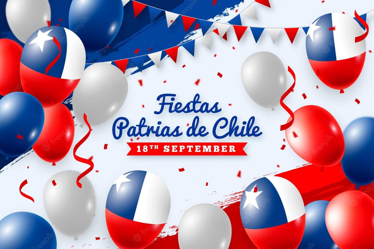 Muchas felicidades a todos los amigos, colegas y paisanos en estas Fiestas Patrias. ¡Vivaaa Chileeee!