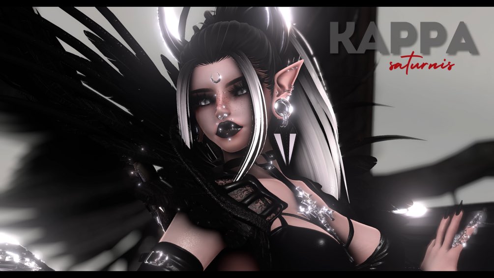 _saturnis_'s tweet photo. I hope you all enjoy my new Goth Queen, KAPPA leading your way into the weekend!! I hope she serves you well!!

#vrchat #vrchat18 #VRChatPhotos #VRchatはじめました #VirtualPhotograhy #dance #VRChatベータ情報 #VRChat初心者 # https://t.co/CmvDW7Gzli