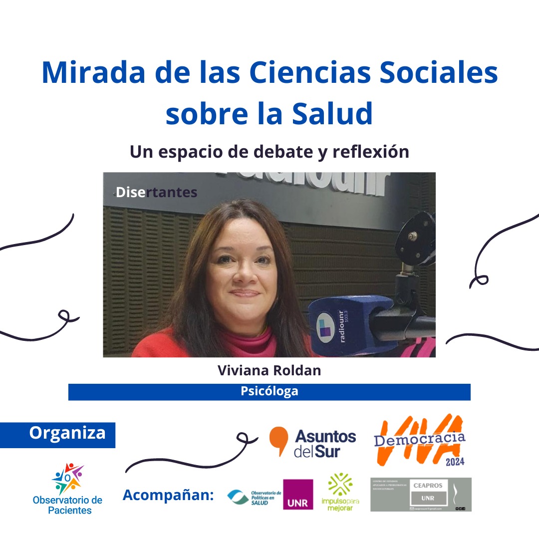 ODelpaciente's tweet photo. Conoce a las y los disertantes e inscribite en la actividad 
📷 Inscripción: https://t.co/b5gvuc4DIQ
Se llevará a cabo el día 20 de septiembre en el salón del Rectorado de la U.N.R (Maipú 1065) en el horario de 17 a 19.30.
#DemocraciaViva https://t.co/eWxPuTt3yI