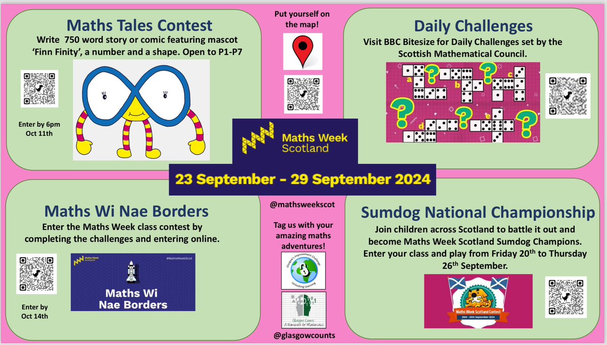 Glasgow Counts (@glasgowcounts) on Twitter photo We are looking forward to seeing all the fantastic #mathsweek activities taking place next week across our Glasgow schools! Don’t forget to add your school to the map using the QR code and tag us in your photos! #mathstales <a href="/GIC_Glasgow/">Glasgow's Improvement Challenge</a> <a href="/literacyfor_ALL/">Literacy for ALL</a> We are looking forward to seeing all the fantastic #mathsweek activities taking place next week across our Glasgow schools! Don’t forget to add your school to the map using the QR code and tag us in your photos! #mathstales <a href="/GIC_Glasgow/">Glasgow's Improvement Challenge</a> <a href="/literacyfor_ALL/">Literacy for ALL</a>