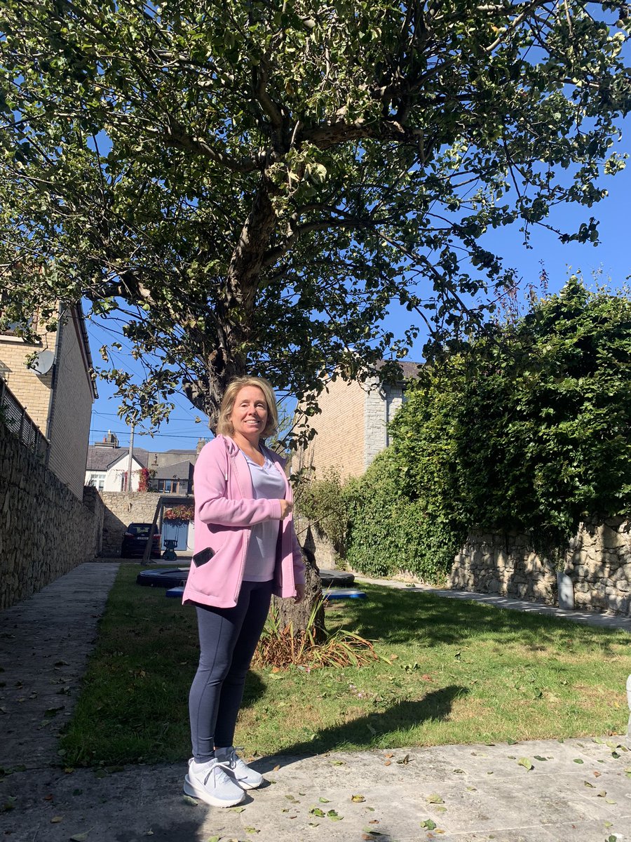 🍎Beautiful balmy weather for our Ballsbridge picking event. Fabulous cooking apples from Alison were delivered to SVP in Donnybrook. The wonderful women harvesters, Deirdre, Mary, Theresa, were first-rate and had the job done in no time. Massive thanks to all 🍎💚🍎