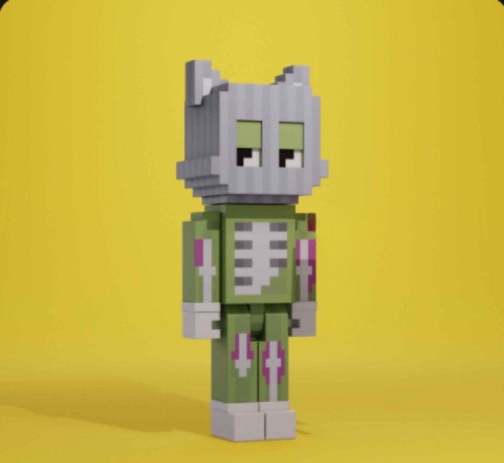 ZenTarot1115's tweet image. 🤩 omgggg 
The zombie 🧟‍♀️ &amp;amp; bone #BitBeasts nailed it! 
Look at those details 😍 
#AKCB