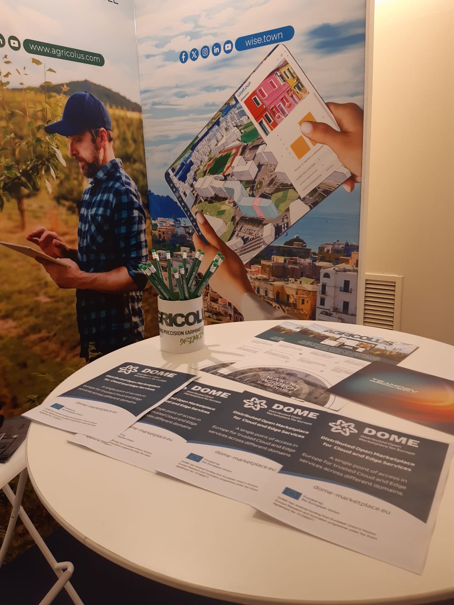WiseTownProject's tweet photo. The #FIWAREGlobalSummit has officially kicked off, and we’re thrilled to be part of it! Come by and say hello, we can’t wait to meet you!
#FIWARESummit #Innovation #SmartCity #DigitalTransformation #SmartSolutions #Sustainability @FIWARE @FiwareInnova @AgricolusSuite https://t.co/PLSOr9NGa2