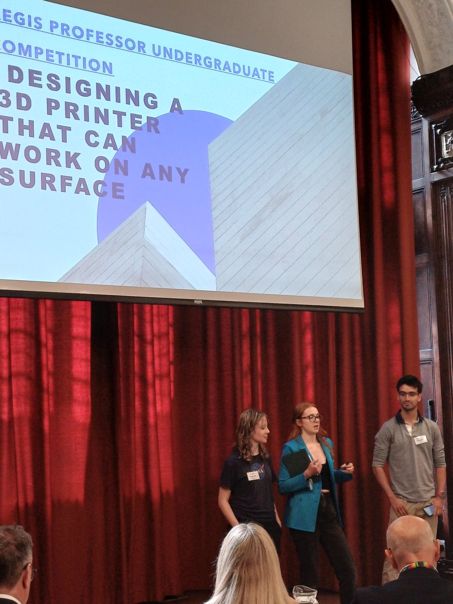 The SPO Aegis Professor Undergraduate Competition is underway! Assoc PVC Prof Annela Seddon has welcomed our inspiring students and we've kicked off with designing 3D printers. Looking forward to hearing from the other teams!