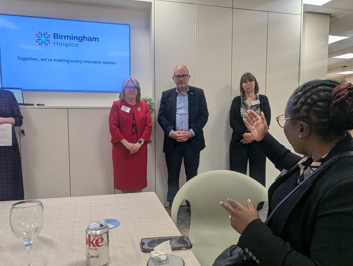 Paulette Hamilton MP (@paulettehamilto) on Twitter photo Yesterday, I attended the ‘Dining for Dignity’ event with <a href="/brumshospice/">Birmingham Hospice</a>.
I heard inspiring stories shared by patients, their families and hospice staff about the exceptional palliative and end-of-life care provided by hospice's.
Truly heart-warming and commendable work! Yesterday, I attended the ‘Dining for Dignity’ event with <a href="/brumshospice/">Birmingham Hospice</a>.
I heard inspiring stories shared by patients, their families and hospice staff about the exceptional palliative and end-of-life care provided by hospice's.
Truly heart-warming and commendable work!