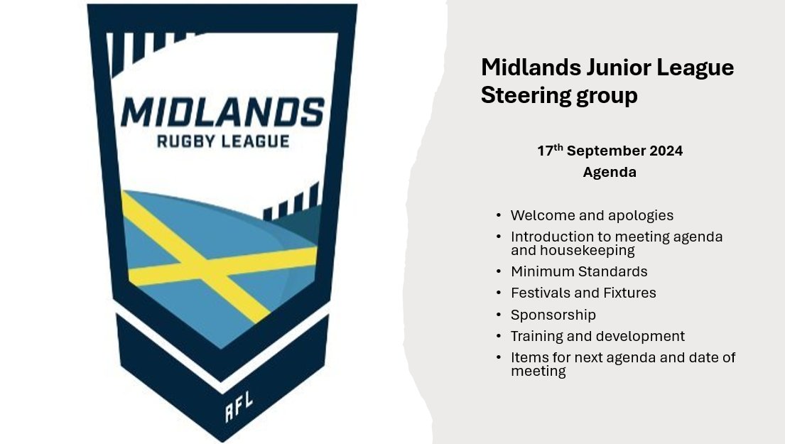 A productive meeting last night led to these plans;
1. Further improvement of experiences at the 6 Summer Festivals in 2025 
2. The potential for U15 and U17 Merit Leagues for 2025
3. The provision of a CPD and volunteer package for all clubs to ensure minimum standards met