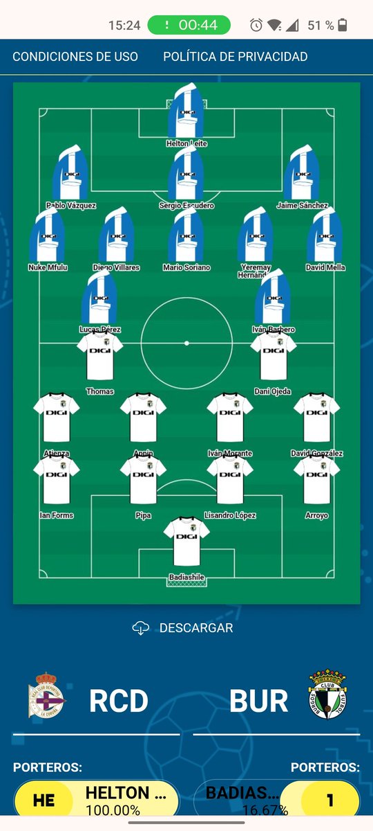 Luislpz_55's tweet image. #DigiconlosDeportivistas #DigiMatch