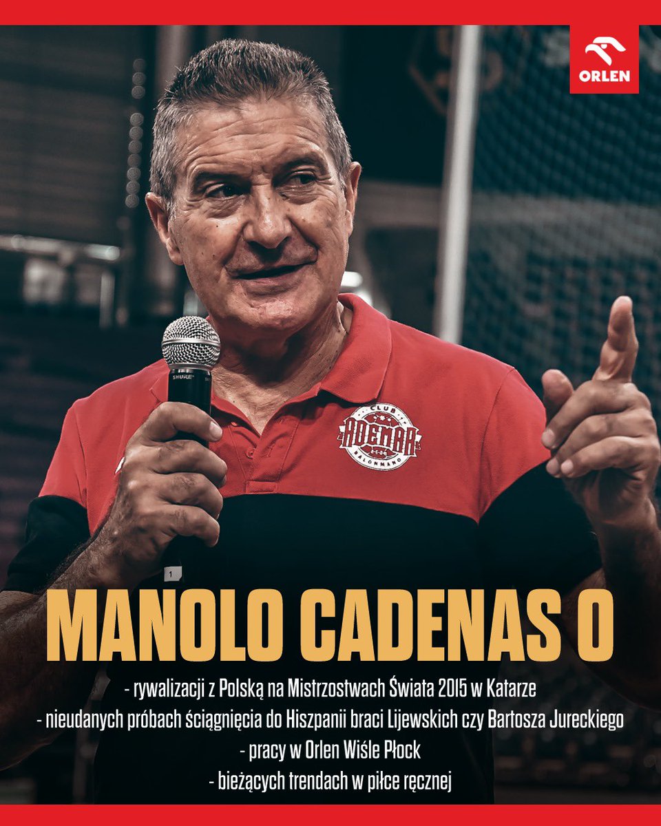 🗣️ Ostatnio porozmawialiśmy z hiszpańskim trenerem 𝙈𝙖𝙣𝙤𝙡𝙤 𝘾𝙖𝙙𝙚𝙣𝙖𝙨𝙚𝙢, który odwiedził Polskę przy okazji treningów w SMS ZPRP w Kielcach oraz konferencji trenerskiej w Łodzi. 👀

Do popołudniowej ☕️ polecamy wywiad 👉 zprp.pl/archiwa/264557