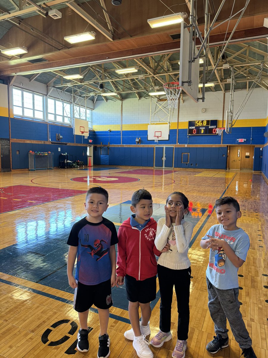 These kiddos are all smiles are we created our School Passport! We toured our school to learn about the important places we will visit throughout our day! #ENLFFE