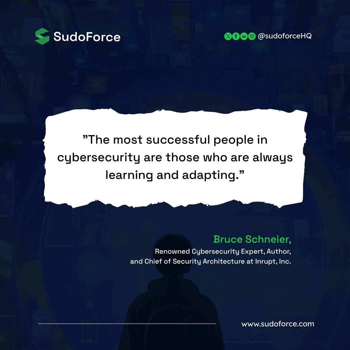 “The most successful people in cybersecurity are those who are always learning and adapting." - Bruce Schneier, Renowned Cybersecurity Expert

Invest in your knowledge and stay vigilant! 

#CybersecurityAwareness #InfoSec