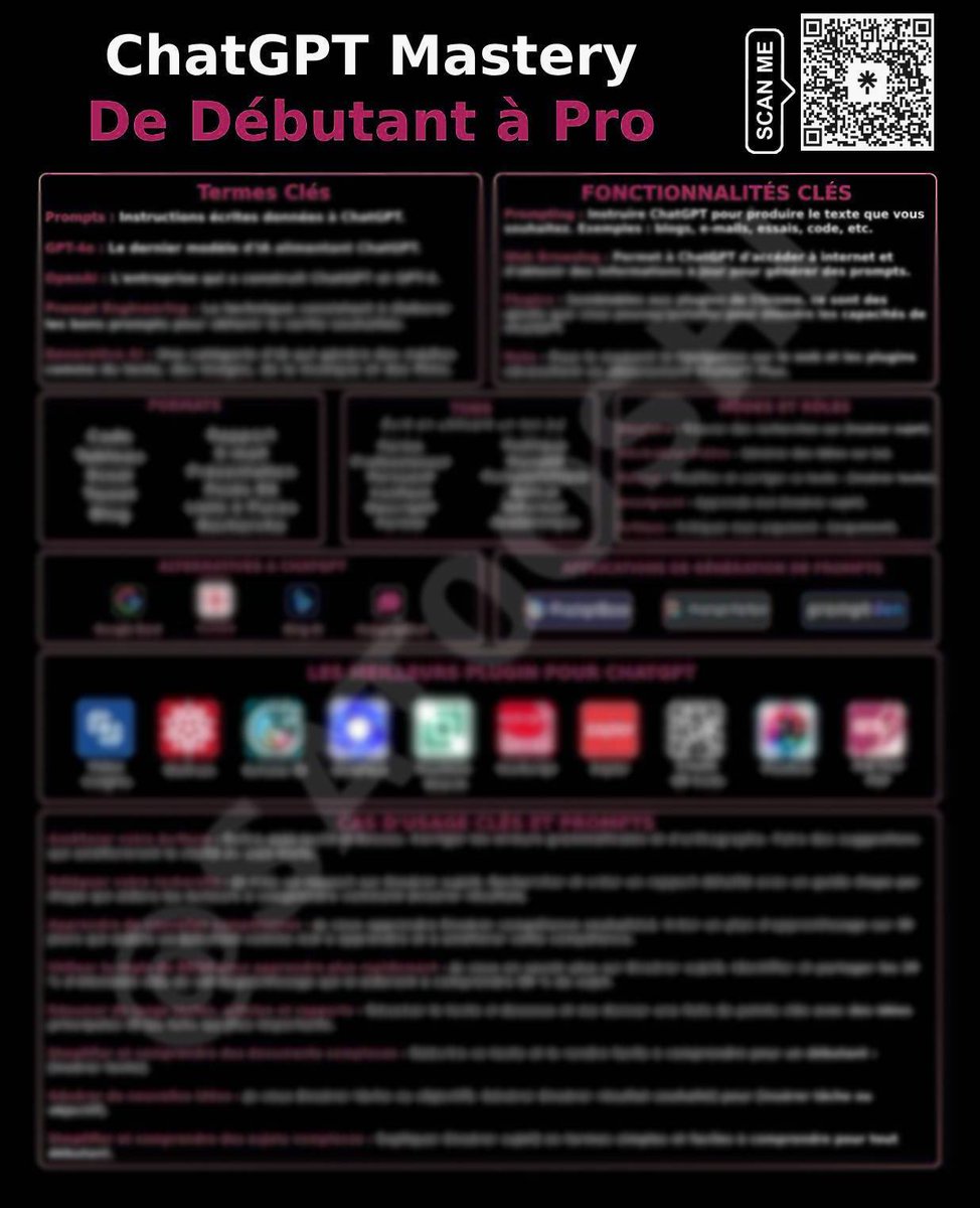 🚀 De Débutant à Pro avec ChatGPT en 1 document ! 

J'ai créé un spreadsheet complet pour maîtriser ChatGPT, de A à Z.

👇 Comment l'obtenir gratuitement :

1️⃣ Like et RT ce tweet
2️⃣ Follow moi sinon j'peux pas DM
3️⃣ Réponds "GPT" en commentaire

Je t'envoie ça en DM !