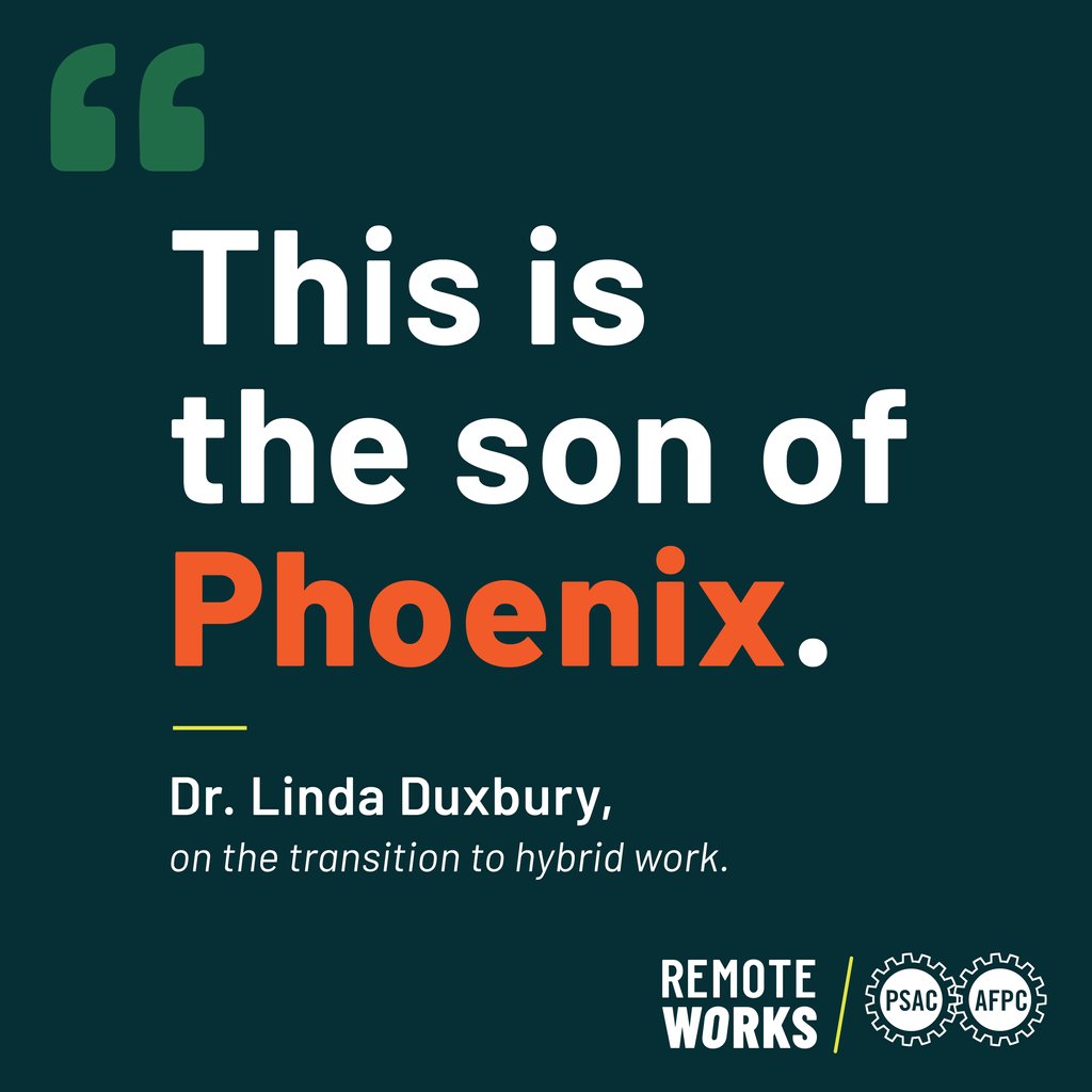 psac_afpc's tweet image. The government’s telework mandate, applied without union consultation, is on par with the Phoenix pay disaster that we are still dealing with. There’s a better way to work. That puts workers first. That saves taxpayers money. That reduces traffic and pollution. #RemoteWorks