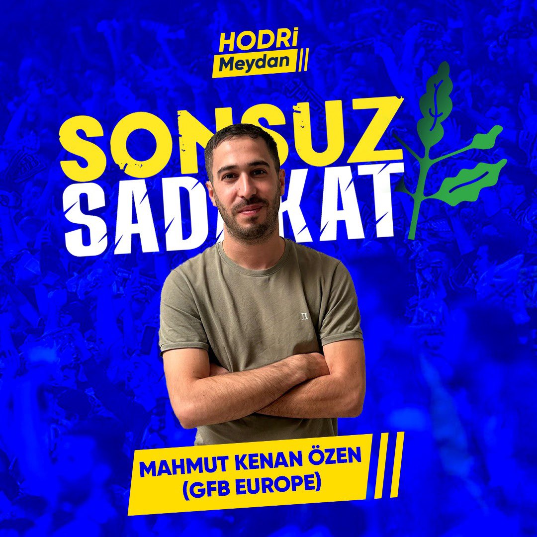 ❓SORULARINIZI 20 EYLÜL SAAT 10.00'A KADAR BURADAN ULAŞTIRABİLİRSİNİZ. 

🆕 Sonsuz Sadakat’in bu haftaki konuğu GFB EUROPE başkanı Mahmut Kenan Özen.

🎥 “Fenerbahçe tribününün ruhunu stüdyoya taşıyoruz!”

🟨🟦 Fenerbahçe’nin tribünlerine gönül vermiş, kalbi sarı-lacivert renkle