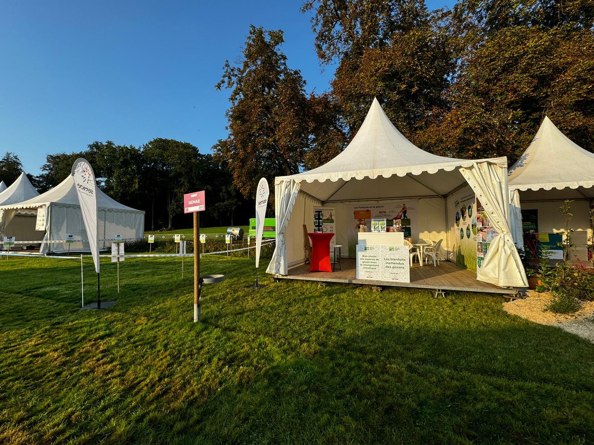 📢 Jour 2 au <a href="/Salonvert1/">Salonvert</a> ! Quel plaisir de voir autant de monde hier sur le stand de <a href="/semae_officiel/">semae</a> . La Société Française des Gazons vous attend encore aujourd’hui pour échanger 🌱💼 #Gazon #Paysage #Innovation #SFG

gazonsfg.org