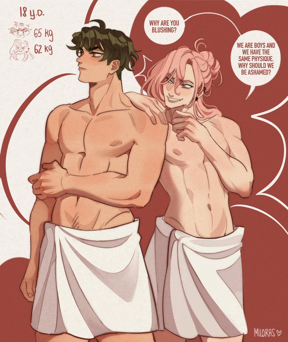 AngryMiloras's tweet photo. Size difference doodle🫂🌷
.
I drew it like 2 months ago but forgot to post here 😔
.
#matchablossom #sk8theinfinity https://t.co/FsjPSzCIza