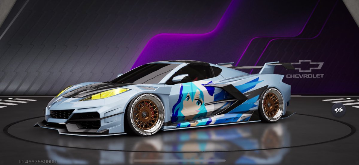 星街すいせいver痛車作った。 レースよりステッカー作ってる時間の方が 