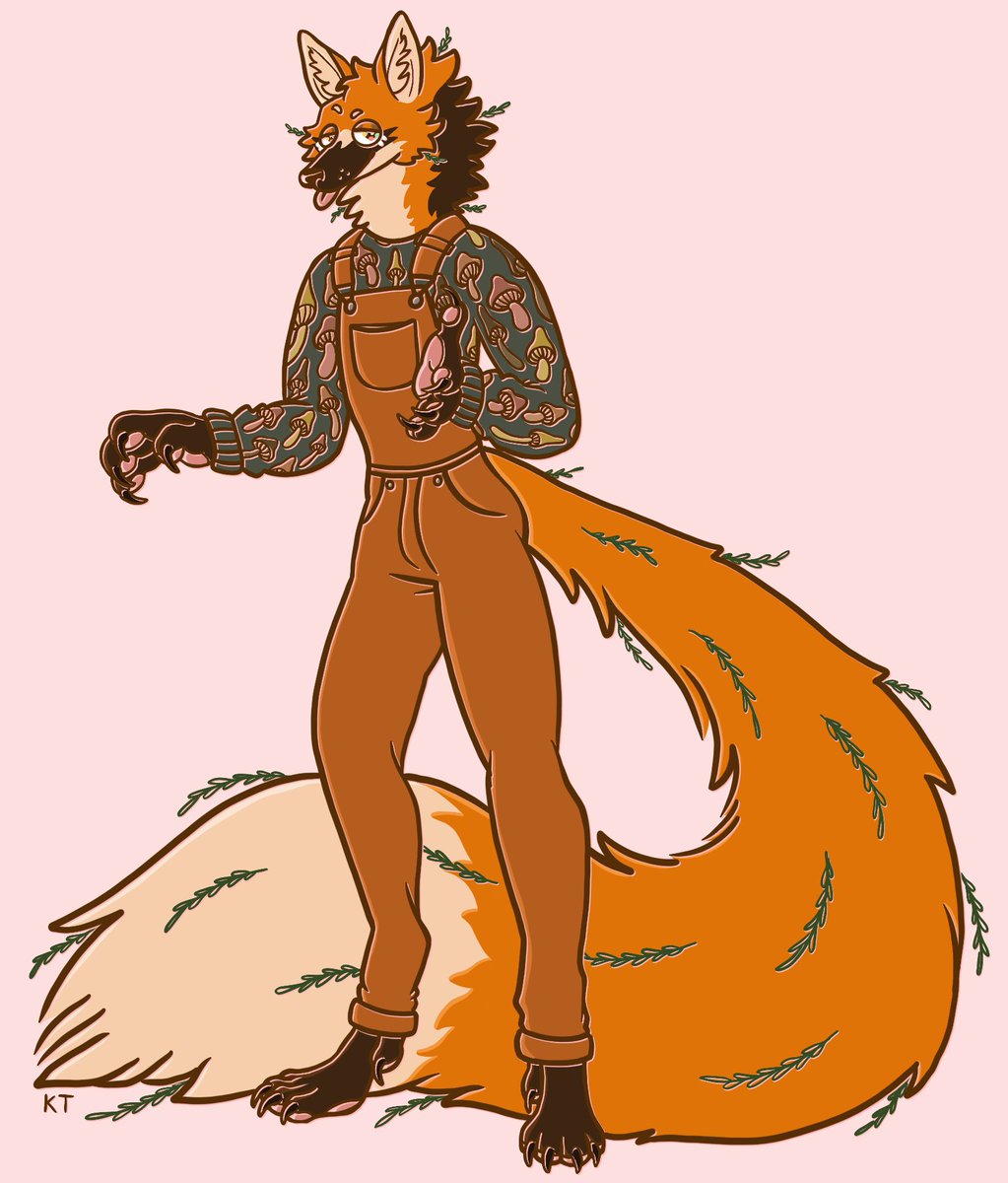 katteriix's tweet photo. @COOLGAMER2k My friend has an awesome maned wolf fursona named Djinger that's very orange and brown (aka his fav colour palette ever that i've drawn a bunch), if that does tempt u ? :0 https://t.co/AO39cWRGKP