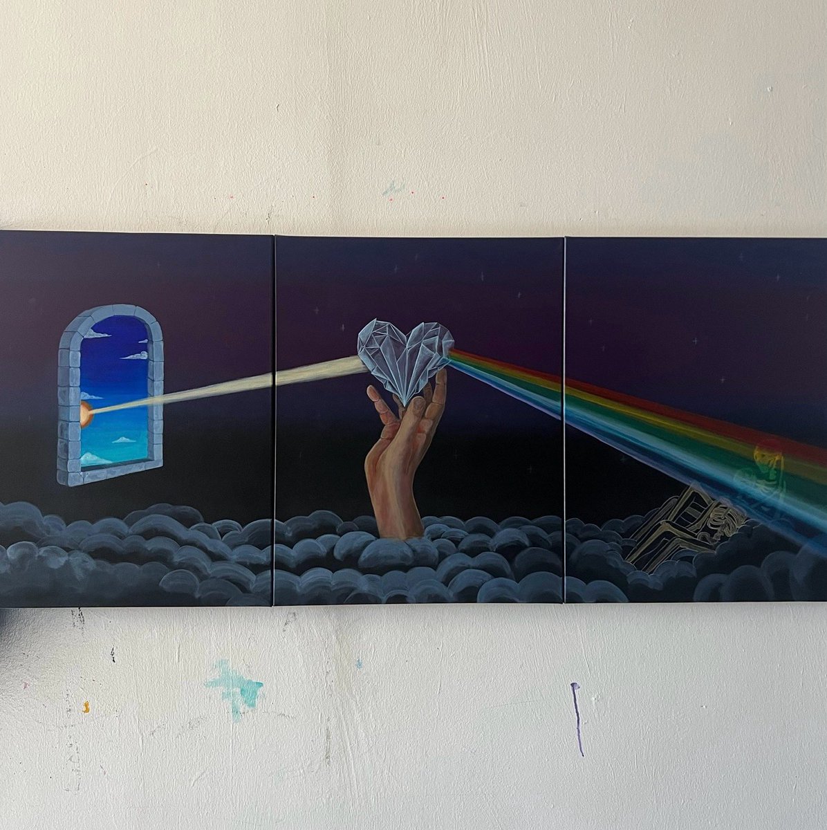 marcosalvarado_'s tweet photo. 3 panel canvas work in progress https://t.co/bpUSOsWzHY