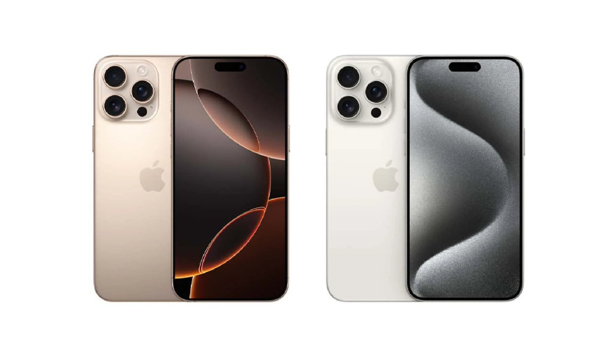 ByBDigital's tweet photo. Comparativa iPhone 16 Pro Max vs. iPhone 15 Pro Max: Los smartphones iPhone de Apple de mayor tamaño, cara a caraLa publicación Comparativa iPhone 16 Pro Max vs. iPhone 15 Pro Max apareció primero en TreceBits. https://t.co/fHfaRNNp5S https://t.co/KfalQy4Kkd