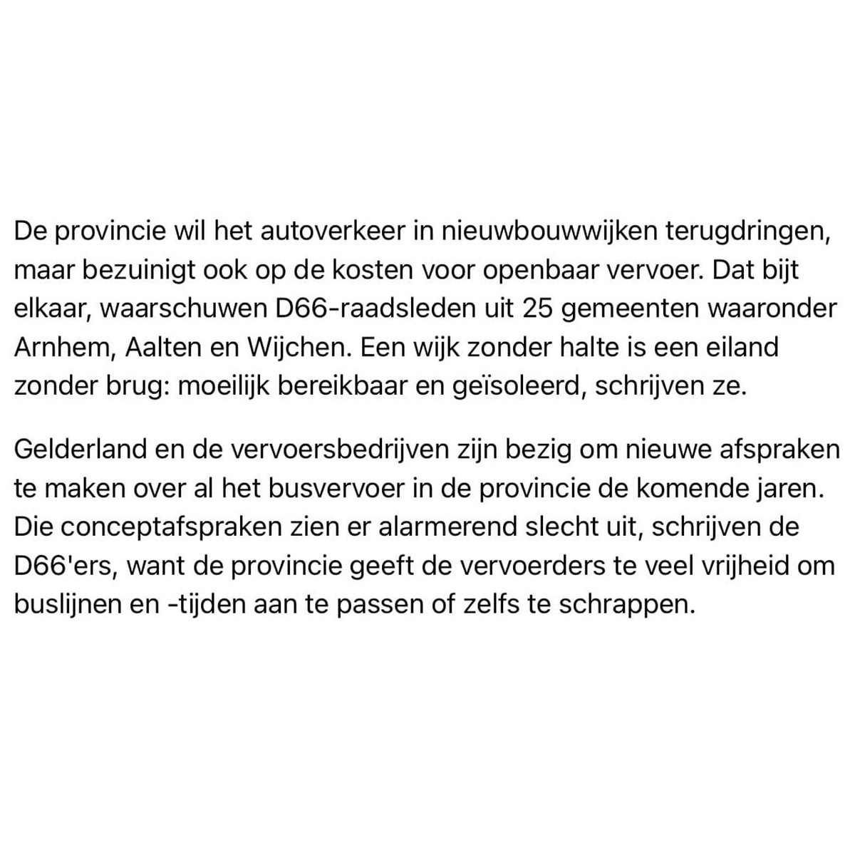 D66 Wijchen tweet media