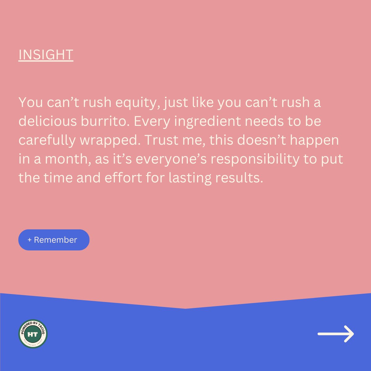 Let me crash this party!

Wondering if #HispanicHeritageMonth should be a year-long enchilada?

Here are three insights. 

Stay tuned.

bit.ly/3TTUT6N