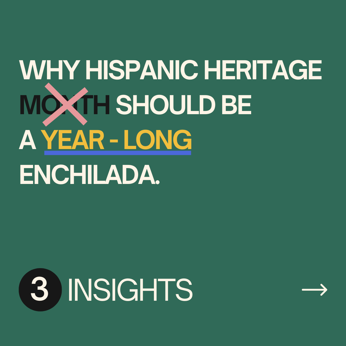 HealthcareTacos's tweet photo. Let me crash this party!

Wondering if #HispanicHeritageMonth should be a year-long enchilada?

Here are three insights. 

Stay tuned.

https://t.co/pdByB1OeBN https://t.co/Aa6rxugfzU