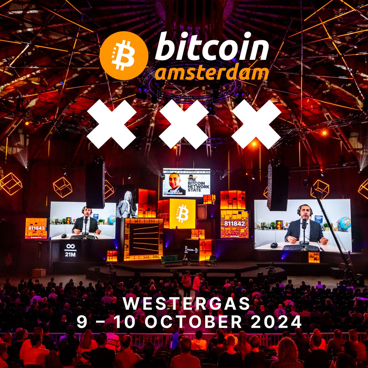 WhisprNews's tweet photo. 🎁 ¡Atención Whisperers!

Los días 9 y 10 de octubre Ámsterdam volverá a albergar la conferencia de #Bitcoin más grande de Europa, el @BitcoinConfEUR.

🎟️ Y para celebrarlo, sorteamos dos entradas generales entre nuestros lectores.

Si quieres participar, además de seguirnos lo único que tienes que hacer es:

➡️ Dale Me gusta ❤️ y haz un repost 🔁 de esta publicación.
➡️ Etiqueta en los comentarios a un amigo con quien compartirías tu entrada.

¡Anunciaremos el ganador el próximo domingo!