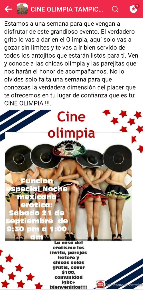 Ojalá nos puedan acompañar en esa noche muy mexicana