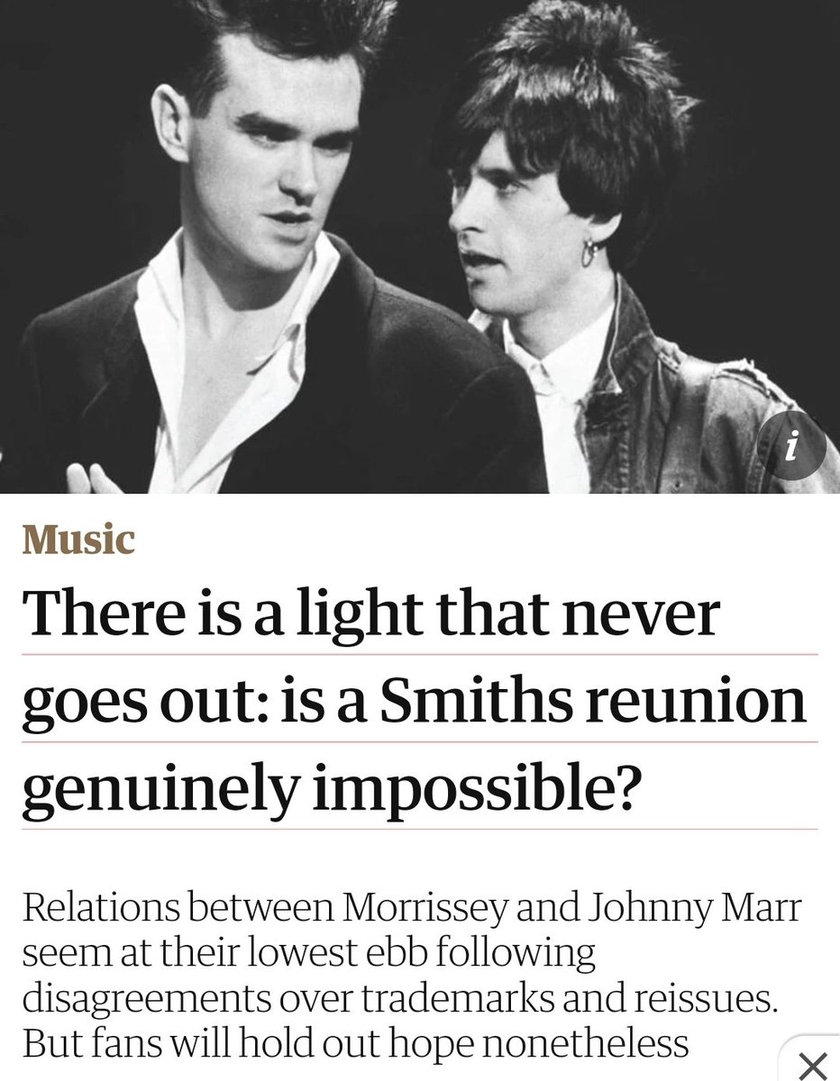 Fans of not holding their breath can instead book tickets for <a href="/charmingmenband/">These Charming Men</a> in the Empire on Saturday 28 September.  

Remaining tickets available online via Ticketmaster and in person from the Empire Box Office!