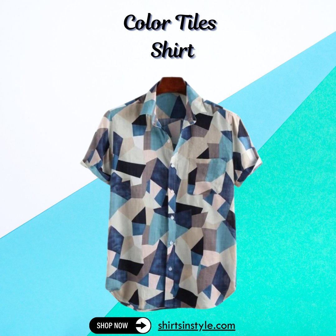 shirtsinstyle's tweet photo. Add a splash of color to your wardrobe with our Color Tiles Shirt! 🎨👕 Featuring a bold and unique tile design, this shirt brings a playful touch to your casual style. 
Shop Now: https://t.co/5L3cqZwJ78
#ColorTilesShirt #BoldStyle #ShopNow #UniqueFashion #CasualChic https://t.co/IXDjAXiQcD