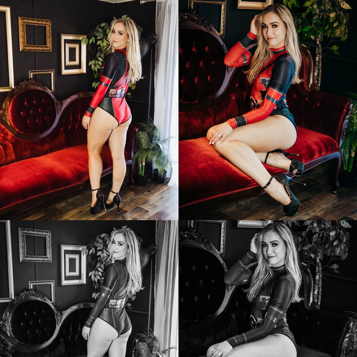 oliviabettyrain's tweet photo. Who wants to be the pin-up Wolverine to my Deadpool?
Photographer: @StrawberryBoudoir
Makeup artist: @kaileeesi
#ladydeadpool #ladydeadpoolcosplay #deadpool #pinupcosplay #cosplaygirls https://t.co/R074x3dBN5