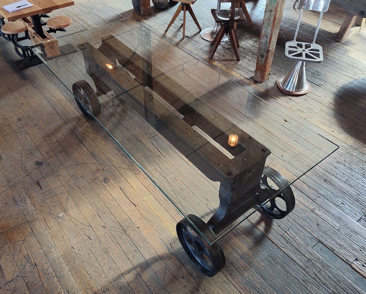 GetBackInc1's tweet photo. Vintage Industrial Rolling Dining / Conference Table Base

https://t.co/AjieSGhzRL

#diningtable #diningtabledecor #diningtables #conferencetable #conferencetables #conferencetabledesign #rollingtable #castirontablebase #tablebase #vintageindustrial #vintageindustrialstyle https://t.co/od2zRbOSfq