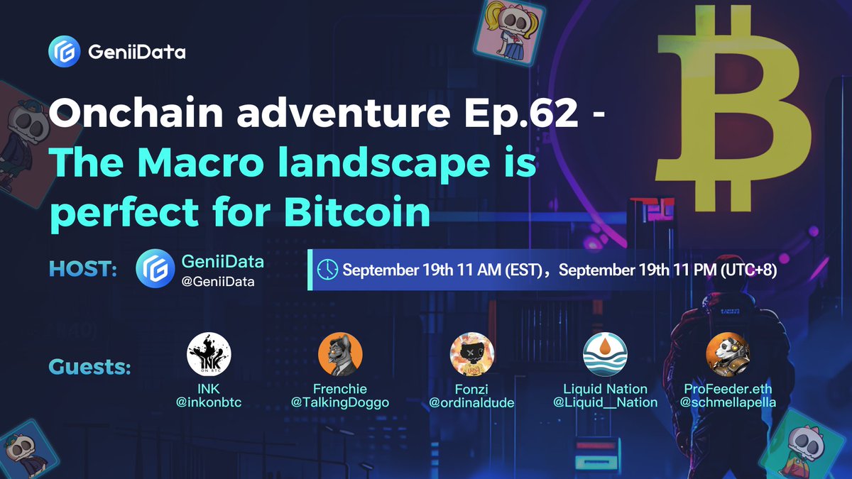 Bitcoin is heating up, the OGs are staying put, and the next big move is just around the corner!

Don’t miss out on the insider scoop straight from the source.

We’ve got @inkonbtc, along with core team members like <a href="/TalkingDoggo/">Frenchie 🧙‍♂️🐶💻</a> &amp; <a href="/schmellapella/">ProFeeder.eth (James Pella)</a>, ready to drop some serious