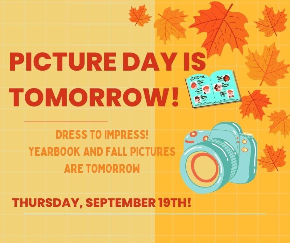 It is picture day tomorrow!! Dress to impress! Let's see that beautiful smile!  #WhereTheStarsShine #ShineBrighterTogether