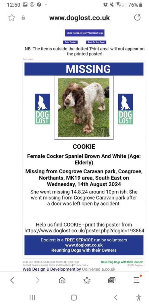 LisaClareRead2's tweet photo. URGENT Cookie is still missing. She went missing at 10pm on Wednesday 14th August from Cosgrove Caravan Park #MiltonKeynes #MK19 #SouthNorthants #Bucks
She’s an Elderly girl, please keep a lookout for her 🙏💕
https://t.co/JzZsWEytHb
#SpanielHour #CockerSpaniel #GrandUnionCanal https://t.co/esteu2Nl6P