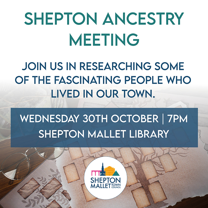 Join us on Wednesday 30th October to delve into Shepton Mallet’s past and discover more about who the key figures in our history were.

Find out more 👉 helloshepton.com/.../shepton-an…