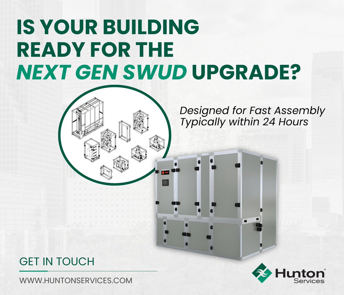 HuntonServices's tweet photo. The Next Gen SWUD is here, revolutionizing the industry with its fast assembly—typically within 24 hours. We’re ready to help you upgrade to this innovative, energy-efficient water-cooled system. 

📲713-643-8336 https://t.co/Z9ck4CnVcQ
