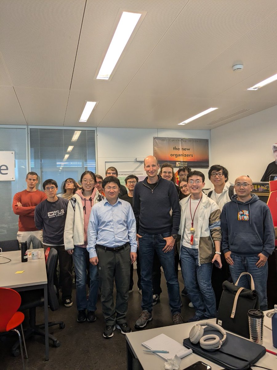 What a great time hosting Chao for a short visit <a href="/EPFL_en/">EPFL</a>. This is the first time I trust ML-based binary analysis. Cool stuff!