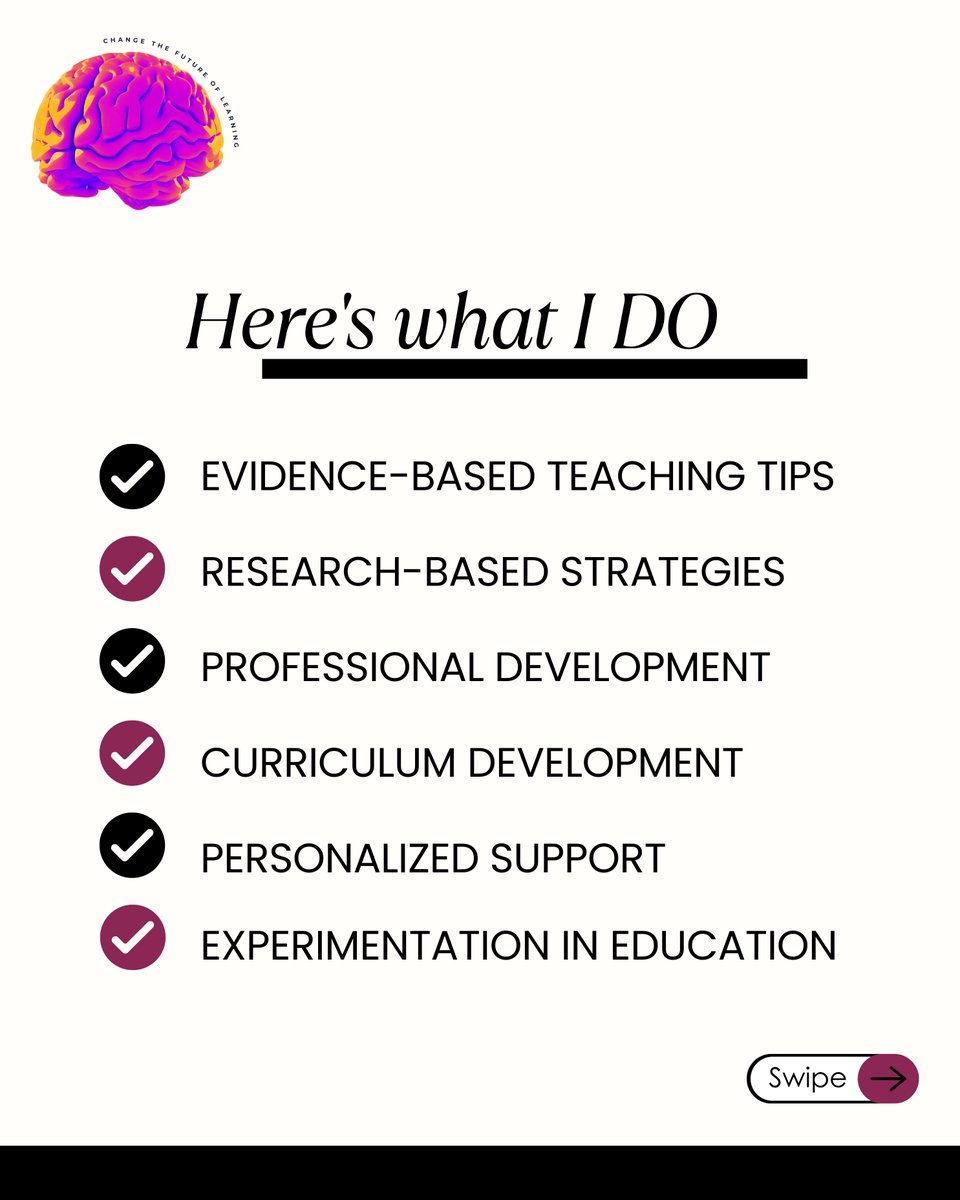 Are you a teacher or educator striving to make learning more effective, engaging, and fun for your students? Then you're in the right place! At the Neuro-Education Lab, we're dedicated to helping you achieve your goals.#neuroeducation #brainbasedlearning
#educationreform #teach